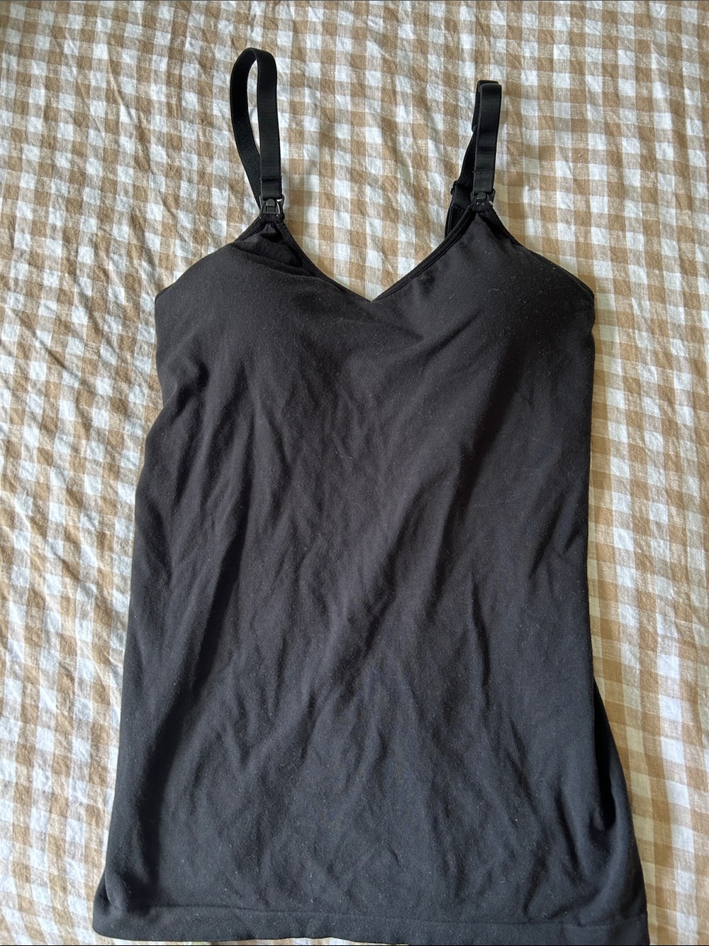 Auden Black Nursing Cami with Adjustable Straps